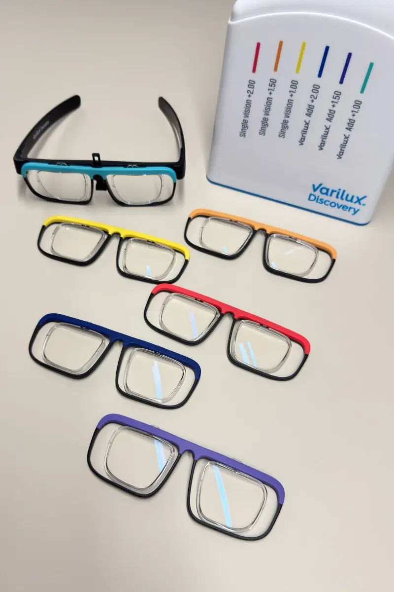 Detail zkušebního obroučku