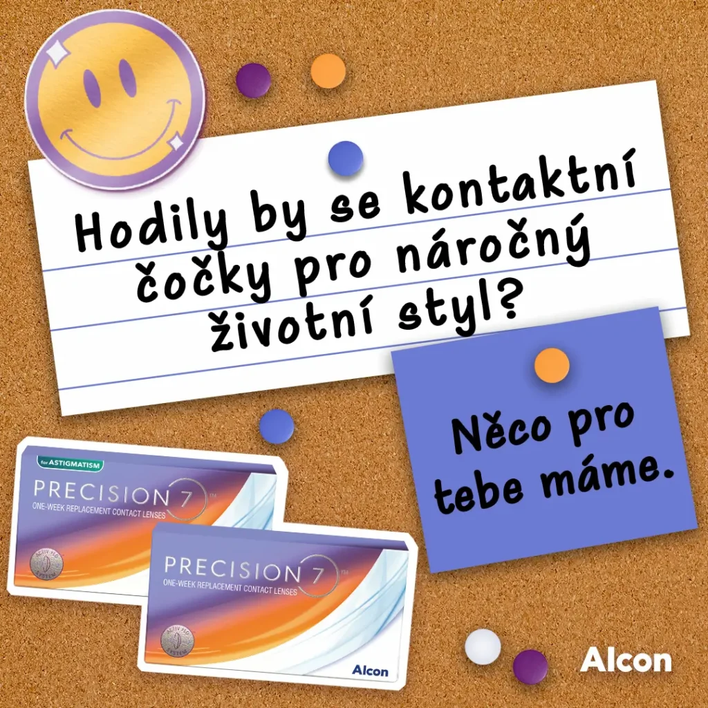 Alcon Precision7: nové týdenní kontaktní čočky | Optika Brno nove kontaktní čočky precision 7
