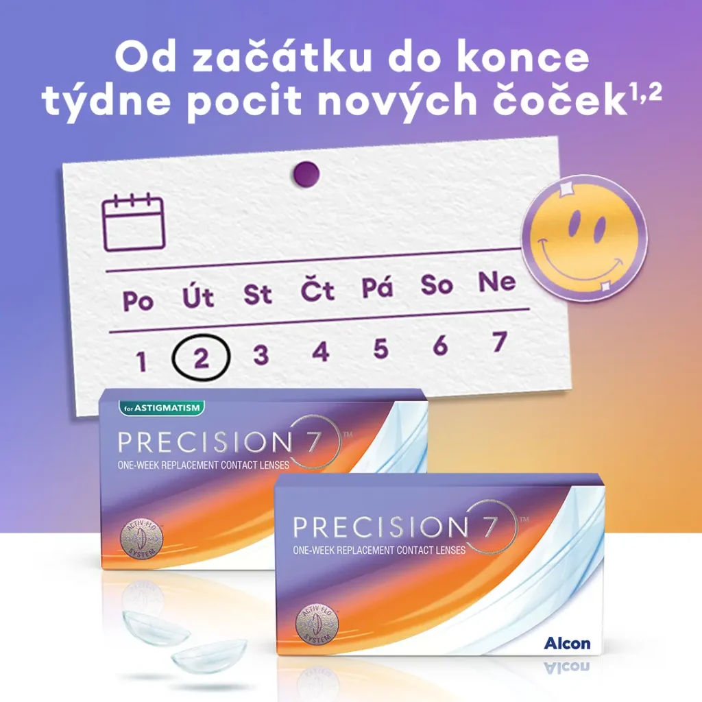 Alcon Precision7: nové týdenní kontaktní čočky | Optika Brno
